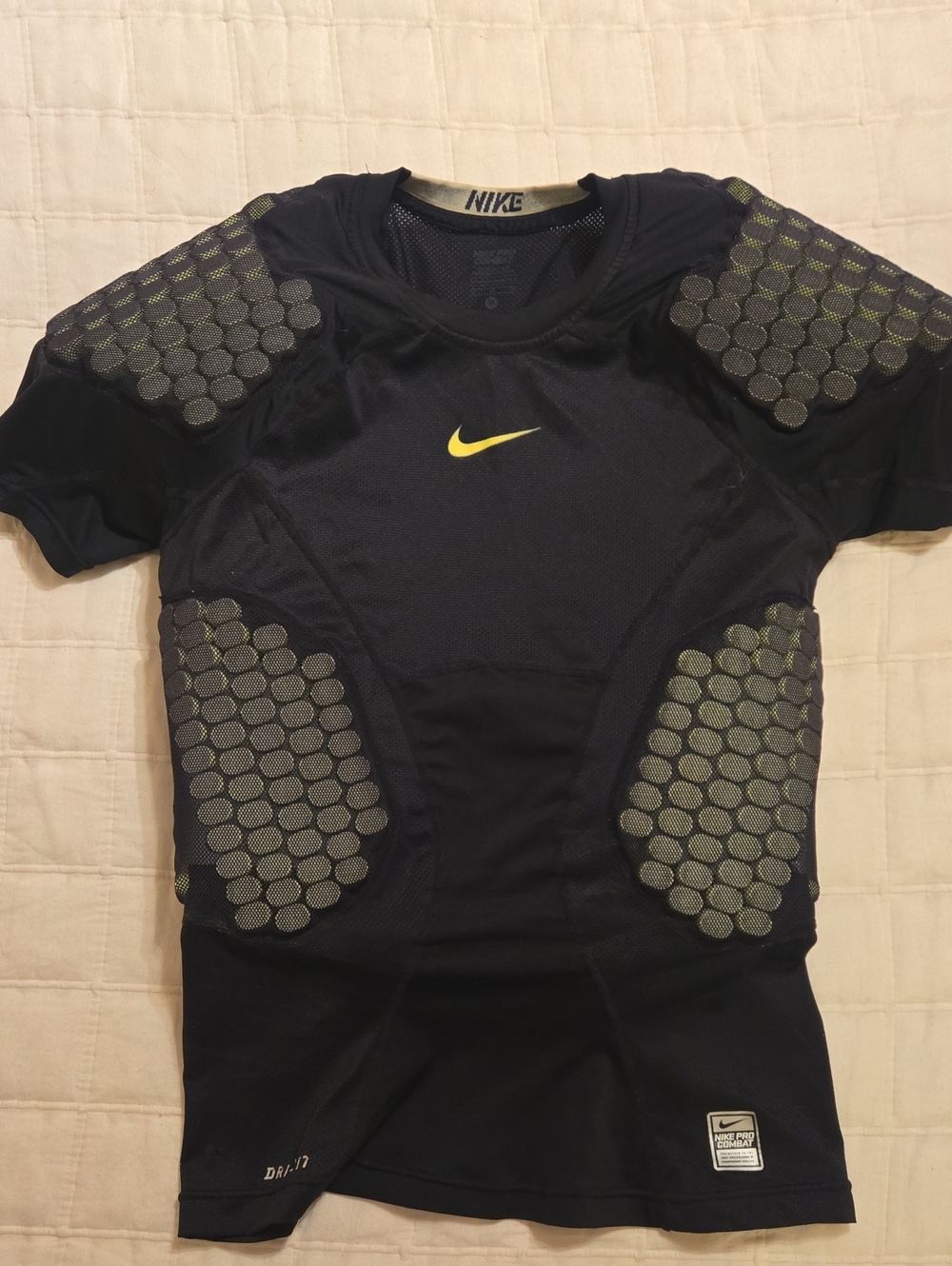 Nike Pro Combat Padded Compression Shirt for Football/Contact Sports